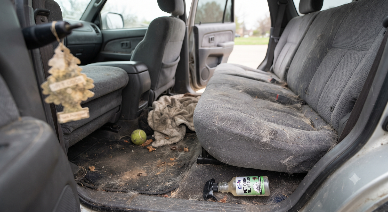How to Clean Pet Hair and Odors in a Car: Step-by-Step Guide