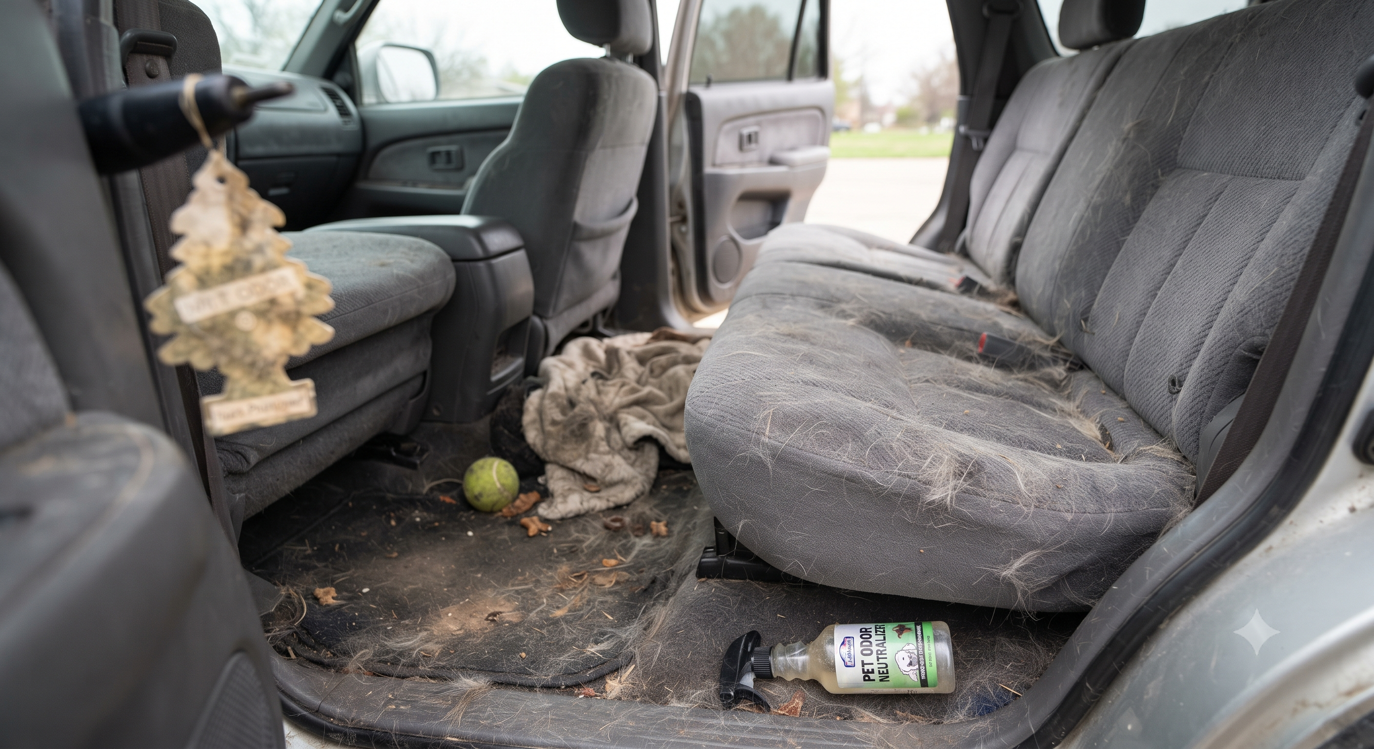 How to Clean Pet Hair and Odors in a Car: Step-by-Step Guide