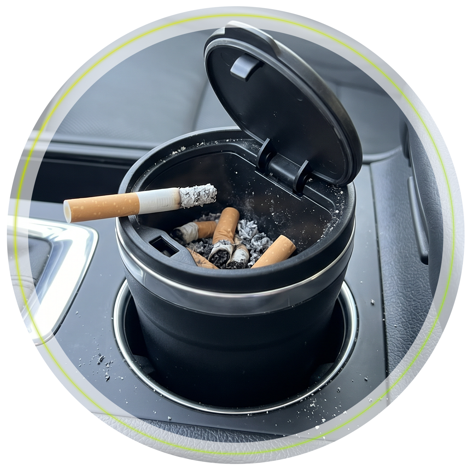 Car smoking and cigarette odor removal
