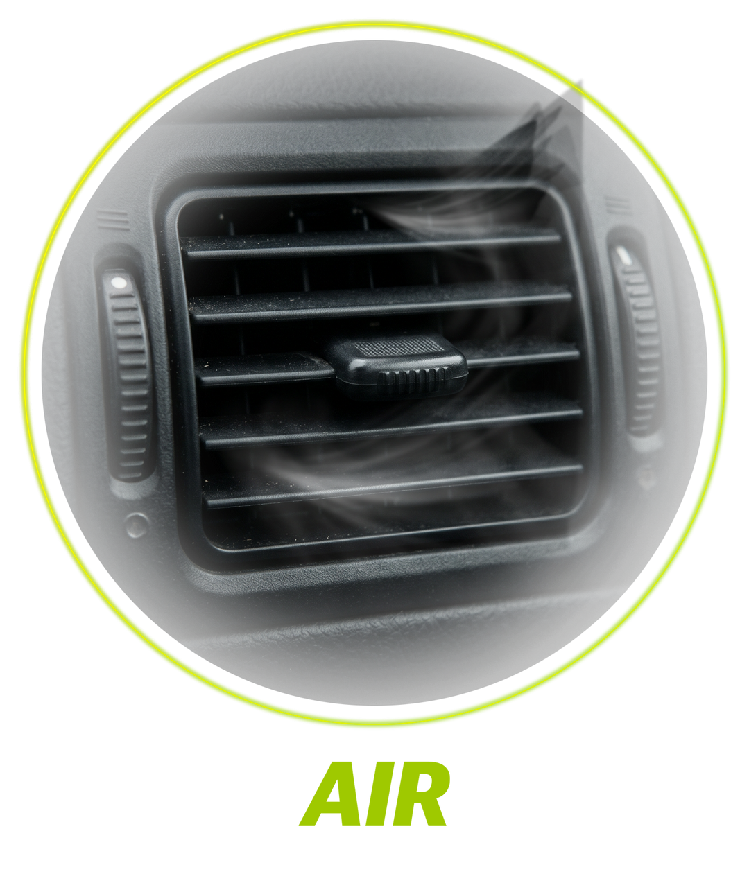 Air vent cleaning and deodorizing in cars