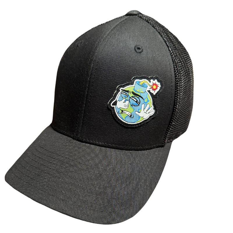 Bio Bombs Black Logo Hat