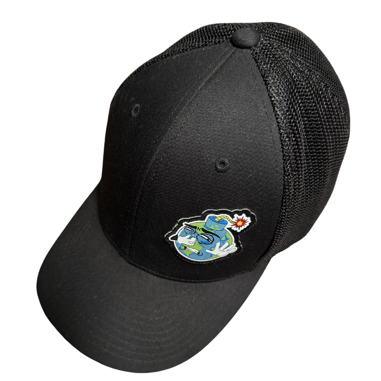 Bio Bombs Black Logo Hat Front