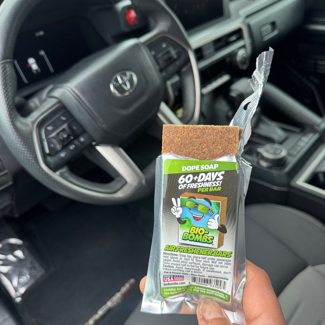 Dope Soap Air Freshener Open in Toyota