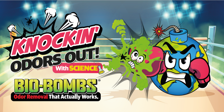 Knockin Odors Out with Science Horizontal Banner