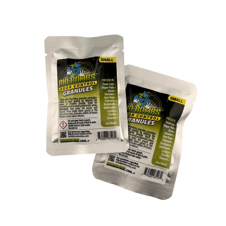 2 Pack Bio-Bombs Odor Control Granules Small 