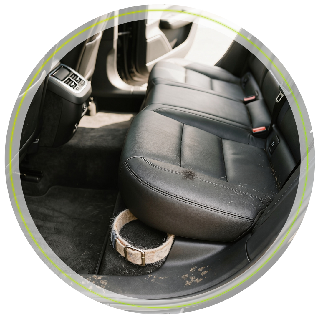 Car odors from dogs, cats, and other pets in a car